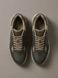 Verde Adidasi Dad Chunky Din Piele Intoarsa  Barbati
