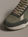 Verde Adidasi Dad Chunky Din Piele Intoarsa  Barbati