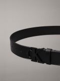 Black Leather Belt  Men