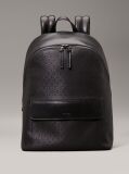 Black Logo Backpack  Men