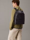 Black Logo Backpack  Men