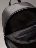 Black Logo Backpack  Men