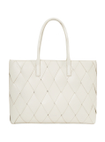 White Woven Tote Bag  Women