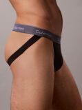 Negru Set 3 Perechi Jock Straps - Icon Cotton Stretch  Barbati