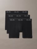 Negru Set De 3 Perechi De Boxeri - Icon Cotton Stretch  Barbati