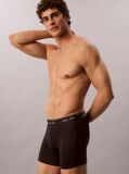 Negru Set De 3 Perechi De Boxeri - Icon Cotton Stretch  Barbati
