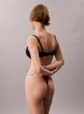 Multi Set De 3 Perechi De Chiloti Tanga Cu Talie In V - Icon Logo  Femei