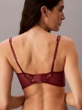 Rosu Sutien Balconette Cu Captuseala Usoara – CK Black Floral Lace  Femei