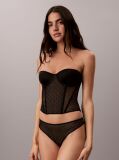Black Thong - Emblem Mesh  Women