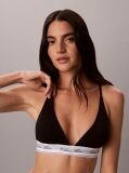 Negru Sutien Triunghi - Icon Cotton Modal  Femei