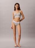 Gri Sutien Bralette Cu Efect De Ridicare – Icon Cotton Script  Femei
