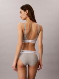 Gri Sutien Bralette Cu Efect De Ridicare – Icon Cotton Script  Femei