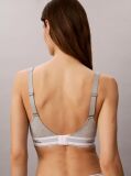 Gri Sutien Bralette Cu Efect De Ridicare – Icon Cotton Script  Femei