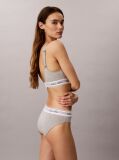 Gri Sutien Bralette Cu Efect De Ridicare – Icon Cotton Script  Femei