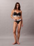Negru Chiloti Tanga - Icon Cotton Modal  Femei