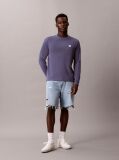 Blue Long Sleeve Waffle T-shirt  Men