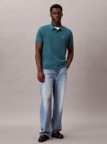 Green Cotton Piqué Polo Shirt  Men