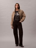 Gri Pulover Cropped Monologo  Femei