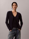 Albastru Set Cardigan Cu Maneca Lunga Si Maiou Reiat  Femei