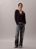 Albastru Set Cardigan Cu Maneca Lunga Si Maiou Reiat  Femei