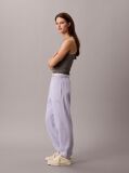 Purple Cotton Terry Monogram Joggers  Women