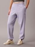 Purple Cotton Terry Monogram Joggers  Women