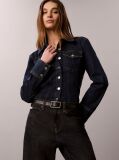 Denim Sculpt Denim Trucker Button-Down Shirt  Women
