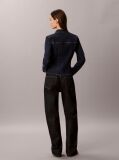 Denim Sculpt Denim Trucker Button-Down Shirt  Women