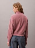 Pink Relaxed Quarter Zip Sweatshirt  Women