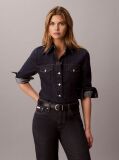 Denim Camasa Din Denim In Stil Trucker  Femei