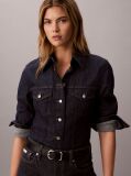 Denim Camasa Din Denim In Stil Trucker  Femei