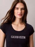 Blue Varsity Logo Baby Fit T-Shirt  Women