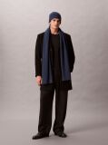 Blue Cotton Scarf and Beanie Gift Set  Men