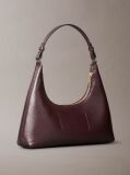 Red Allover Monogram Logo Shoulder Bag  Women