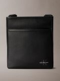 Negru Geanta Crossbody Cu Logo  Barbati