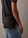 Negru Geanta Crossbody Cu Logo  Barbati