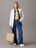 Beige Slim Tote Bag  Women