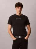 Negru Tricou Cu Logo  Barbati