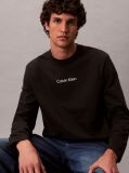 Negru Tricou Cu Maneca Lunga Si Croiala Lejera  Barbati
