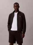 Negru Pantaloni Scurti Din Bumbac Terry Cu Logo Grafic  Barbati