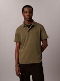 Verde Tricou Polo Slim Din Bumbac Cu Emblema  Barbati