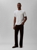 Gri Tricou Clasic Din Material Waffle  Barbati