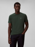 Verde Tricou Clasic Cu Maneci Scurta Si Monograma  Barbati