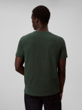 Verde Tricou Clasic Cu Maneci Scurta Si Monograma  Barbati