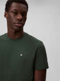 Verde Tricou Clasic Cu Maneci Scurta Si Monograma  Barbati