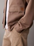 Kaki Pantaloni Chino Din Catifea Raiata, Drepti, In Stilul Anilor '90  Barbati
