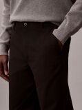 Negru Pantaloni Chino Cu Croiala Dreapta In Stilul Anilor '90  Barbati