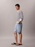 Denim Pantaloni Scurti Stil 90S Din In, Nuanta Driftwood Blue  Barbati
