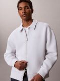 Grey Long Sleeve Cooling Spacer Full-Zip Shirt Jacket  Men