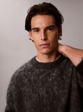 Pink Merino Wool Blend Ombre Jumper  Men